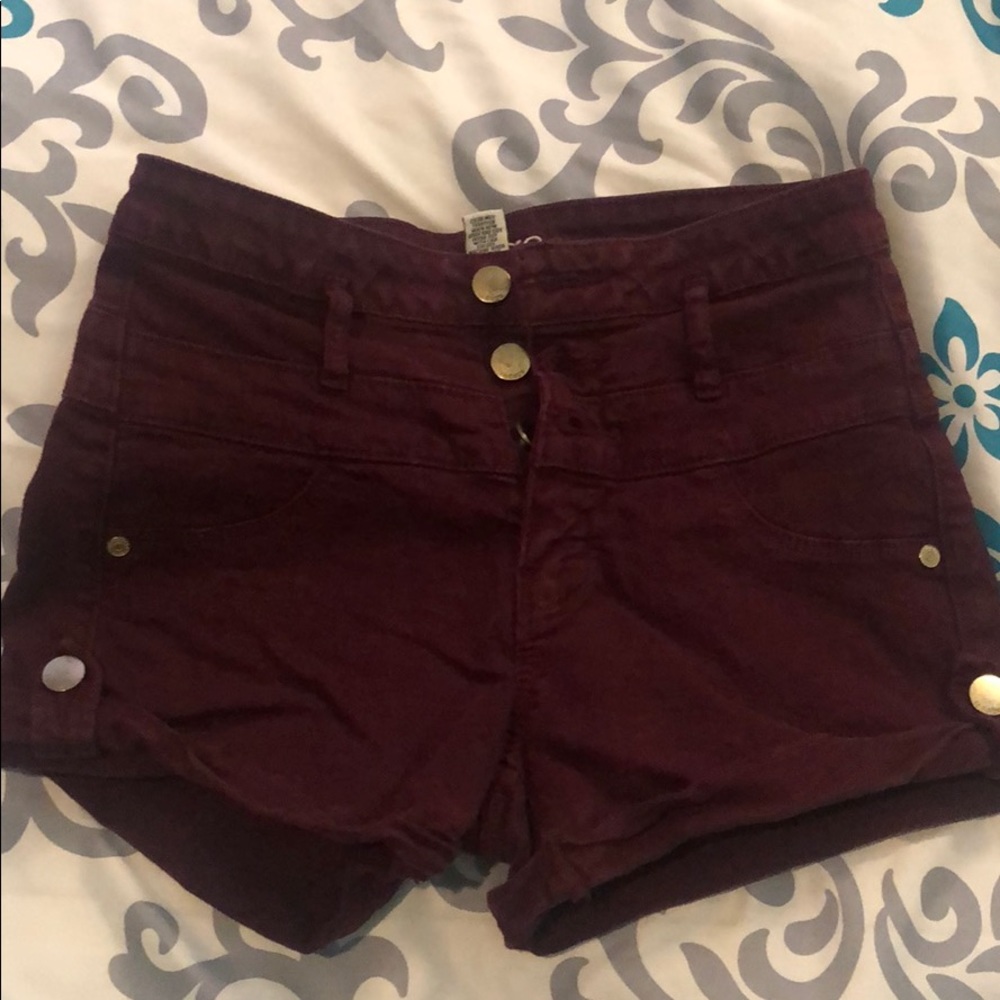 high waisted shorts